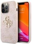 Guess GUHCP13L4GMGPI H&uuml;lle f&uuml;r iPhone 13 Pro / 13 6,1" rosa 4G Big Metal Logo...