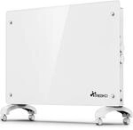 TRESKO&reg; Glaskonvektor Elektroheizung 2000W als Stand- oder Wand Heizung 