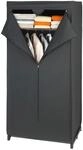 WENKO Kleiderschrank Mod. Deep Black mit Ablage und Kleiderstange f&uuml;r die