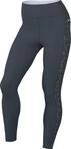 Nike Damen Hose W Nk Df FST Mr 7/8 Tght SNL Nv, Deep Jungle/Reflective Silv,