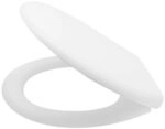 Aloni WC Sitz Toilettendeckel mit Softclose Absenkautomatik Wei&szlig;