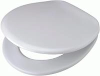 WISA Toilettensitz Wei&szlig; Modern Oval Manuell Kunststoff 2.87 pounds 4040034002911