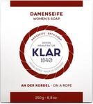 Klar Seifen Badeseife Damen an der Kordel 250g, palm&ouml;lfrei, geeignet f&uuml;r normale