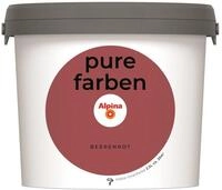 Alpina pure farben Wandfarbe &ndash; Beerenrot &ndash; strapazierf&auml;hige und atmungsaktive