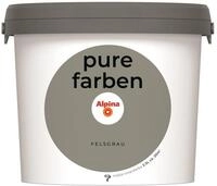 Alpina pure farben Wandfarbe &ndash; Felsgrau &ndash; strapazierf&auml;hige und atmungsaktive