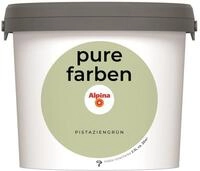 Alpina pure farben Wandfarbe &ndash; Pistaziengr&uuml;n &ndash; strapazierf&auml;hige und
