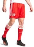 adidas, Home 23/24 Fc Bayern M&uuml;nchen, Fu&szlig;ballshorts, Rot-Weiss, XL, Mann