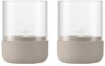 blomus Windlicht Set 2 St&uuml;ck -Calma- | Farbe Fungi | Gr&ouml;&szlig;e XS