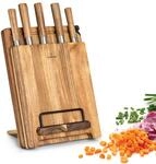 Klarstein K&uuml;chenmesser Set Selbstsch&auml;rfend, Messerset Mit...