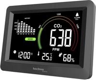 CO2 Messger&auml;t WL1028 mit Uhr &ndash; Luftqualit&auml;tsmonitor, CO2 Sensor (400&ndash;5000 ppm),