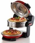 Ariete Forno Pizza Doppio 927, Pizzaofen mit 5 Kochstufen, 2 feuerfesten