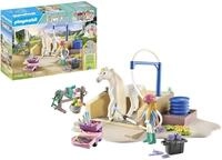 PLAYMOBIL Horses of Waterfall 71354 Isabella & Lioness mit Waschplatz, umfangreiche