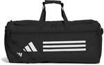 adidas Unisex Essentials Training Duffel Bag, Black/White, M