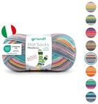 Gr&uuml;ndl Wolle Hot Socks Madena 4-fach - Sockenwolle f&uuml;r 1 Paar Socken - Sockengarn -