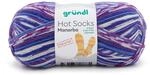 gr&uuml;ndl Hot Socks Manerba Sockenwolle 4-f&auml;dig 100g 420m Nadelst&auml;rke 2,5-3,0...