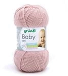 Gr&uuml;ndl Baby uni Strickgarn/H&auml;kelgarn (OEKO-TEX zertifizierte Baby Wolle,