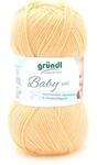 Gr&uuml;ndl Baby uni Strickgarn (OEKO-TEX zertifizierte Baby Wolle, strapazierf&auml;hig,
