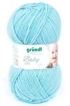 Gr&uuml;ndl Baby uni Strickgarn/H&auml;kelgarn (OEKO-TEX zertifizierte Baby Wolle,