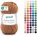 Gr&uuml;ndl Wolle Cotton Quick uni - d&uuml;nne Wolle zum H&auml;keln - Strickgarn - H&auml;kelgarn -