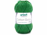 Gründl Cotton Quick Uni Strickgarn/Häkelgarn, 1 Knäuel à 50 g (farbenfrohes...
