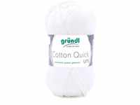 Cotton Quick Gründl Wolle 100 % Baumwolle 50 g Farbe 01