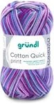 Gr&uuml;ndl Wolle Cotton Quick print - d&uuml;nne Wolle mit Farbverlauf zum H&auml;keln -