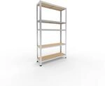 shelfplaza&reg; 180x100x30cm Home Schwerlastregal verzinkt/Metallregal mit 5