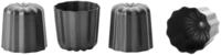 Ibili 828800 Canel&eacute;s, Stahl 4 U 6 x 6 x 5 cm schwarz