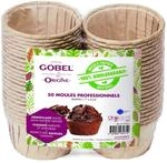 GOBEL - 50 Muffinformen aus biologisch abbaubarem Papier &ndash; F&uuml;r Backofen und