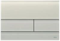 TECEsquare II WC-Bet&auml;tigungsplatte Glas, f&uuml;r Zweimengentechnik, 9240827,...