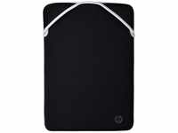 HP 2F2K5AA 15,6 Zoll schwarz & silber schützende wendbare Laptop-Notebook-Hülle,