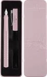 Faber-Castell 201515 - F&uuml;ller Sparkle, Federbreite M, Rose, im Geschenketui