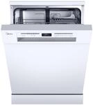 Midea Sp&uuml;lmaschine 60cm Freistehend & Unterbauf&auml;hig 14 Ma&szlig;gedecke EEK C | 44 dB,