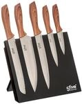 5 five simply smart 5five - magnetblock mit 5 messern schwarz