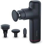 Beurer MG 79 Massage Gun Sensitive, kompakte Massagepistole mit 3 Aufs&auml;tzen, sanfte