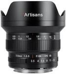 7artisans MF 7,5 mm F3.5 APS-C 205&deg; Ultra-Weitwinkel-Manuelles...