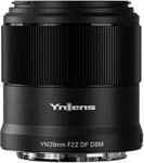 YONGNUO YN35MMF2Z DF DSM AF/MF Objektiv kompatibel mit Nikon Z Halterung