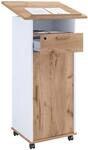VCM Holz mobiles Rednerpult | Ma&szlig;e ca. H. 109 bis 120 cm x B. 60 cm x T. 50 cm 
