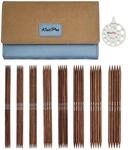 KnitPro Ginger Midi Nadelspiel Set 8" (20cm) | 8 Gr&ouml;&szlig;en (2.5mm bis 6mm)