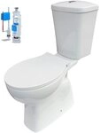 Belvit barrierefreies Stand-WC, behindertengerechte Seniorentoilette, erh&ouml;ht,