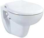 Belvit H&auml;nge Wand WC Wei&szlig; Sp&uuml;lrandlos mit Taharet-/Bidetfunktion & Toilettendeckel