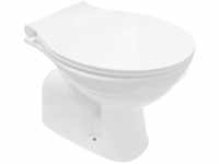 Belvit Stand WC mit Taharet/Bidet Funktion Abgang Senkrecht Boden + Softclose...