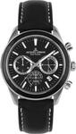 JACQUES LEMANS Herrenuhr, Eco Power Uhren M&auml;nner, Chronograph aus massivem Edelstahl