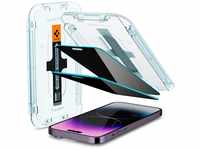 Spigen Glas.tR EZ Fit Sichtschutz Schutzfolie kompatibel mit iPhone 14 Pro Max,...