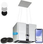 Klarstein Futurelight Smart Dunstabzugshaube freih&auml;ngend - Abzugshaube Umluft mit