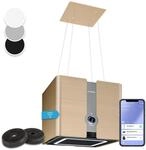 Klarstein Futurelight Smart Dunstabzugshaube freih&auml;ngend - Abzugshaube Umluft mit