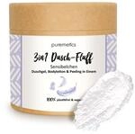 puremetics 3in1 Dusch-Fluff Sensibelchen mit Zuckerpeeling, 250 g Duschgel,...