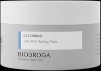 Biodroga 10% AHA Peeling Pads Gesichtspeeling 40 ml &ndash; Gesichtsreinigung Face Scrub