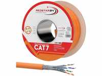 RedStar24 CAT 7 Verlegekabel 100m Netzwerkkabel Datenkabel LAN CAT7 Kabel Kupfer