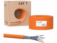 RedStar24 CAT 7 Verlegekabel 50m Netzwerkkabel Datenkabel LAN CAT7 Kabel Kupfer